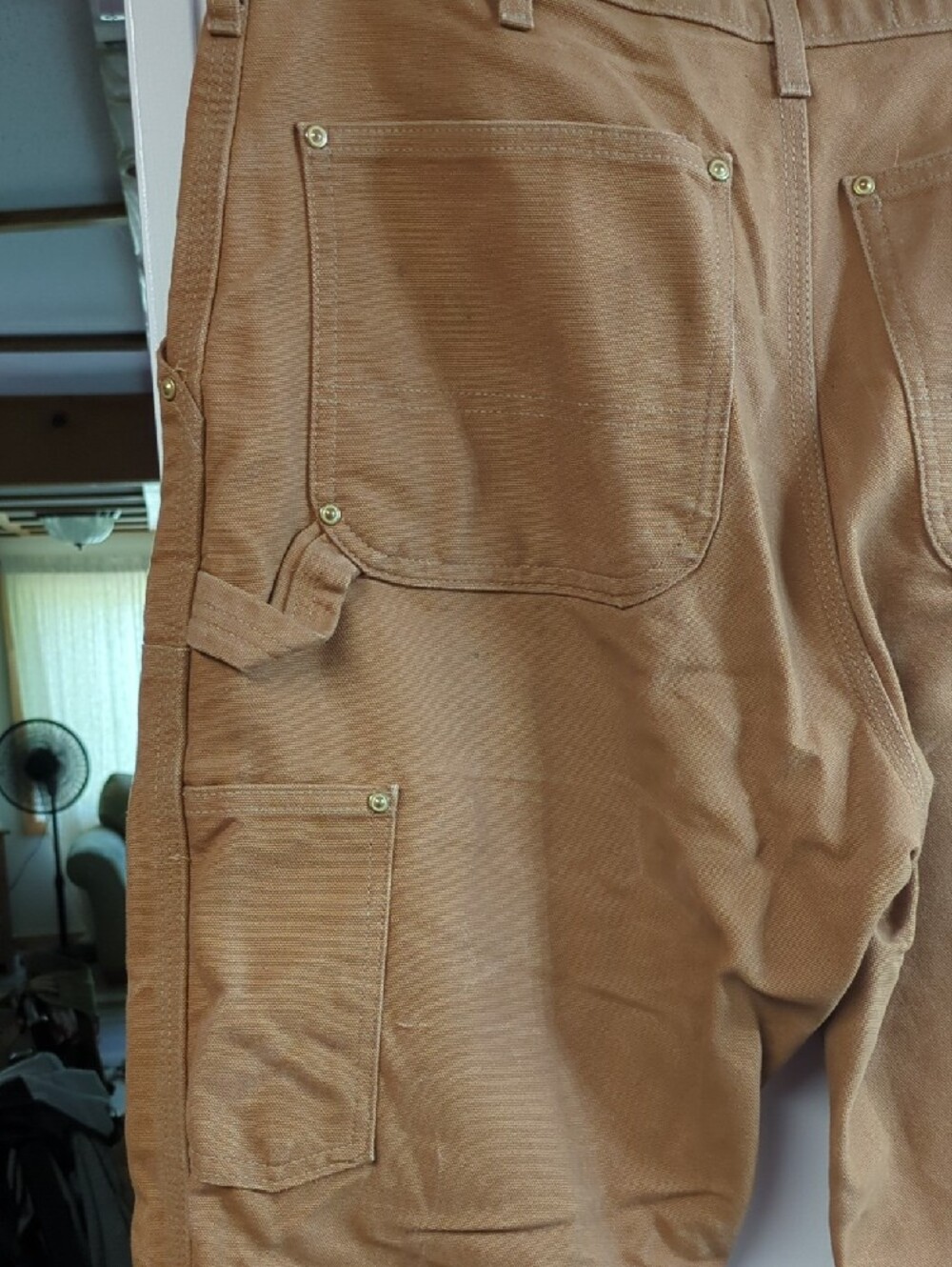 Carhartt Tan Cargo Work Pants - Picture 4 of 5